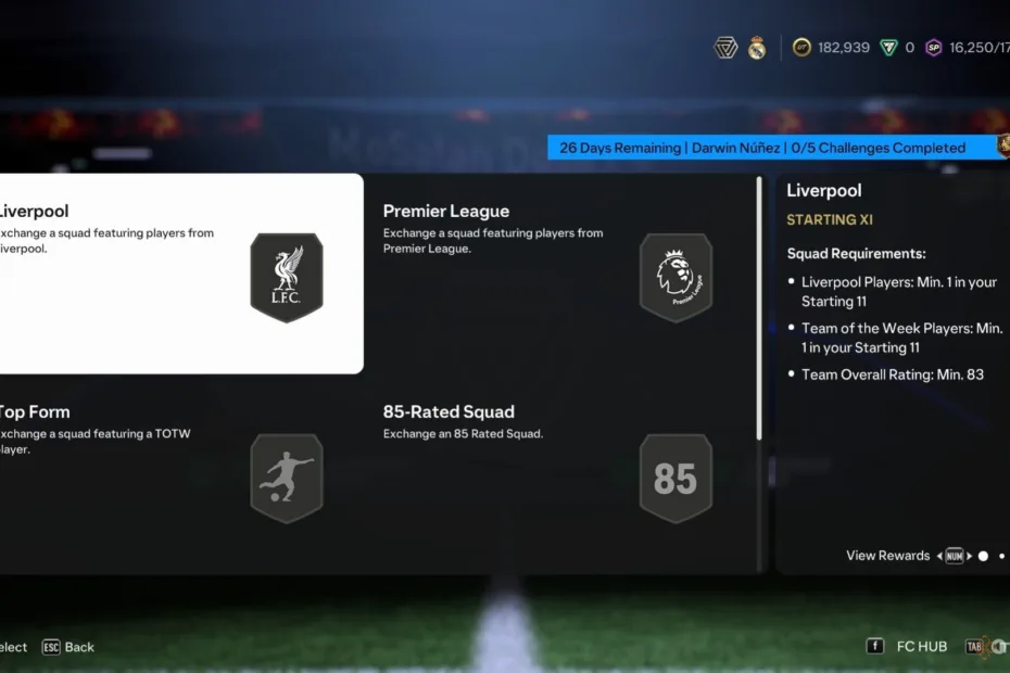 Mastering the Centurions Darwin Núñez SBC in EA Sports FC 25