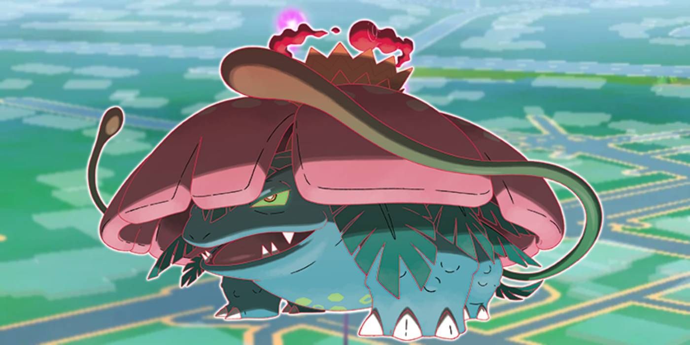 Pokémon GO Gigantamax Venusaur near Power Spot for Dynamax raid boss battles