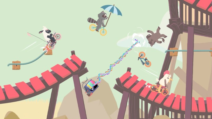 Gameplay screenshot from Ultimate Sheep Raccoon.