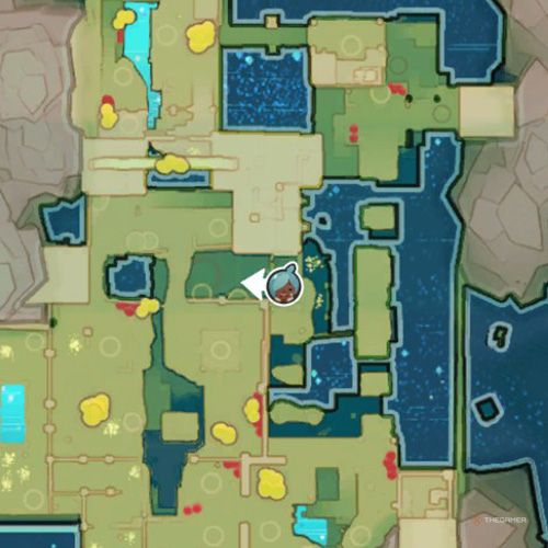 The player's icon shows the location of the treasure pod no 7 at the Ancient Ruins in Slime Rancher