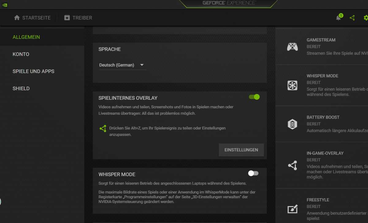 Geforce Experience