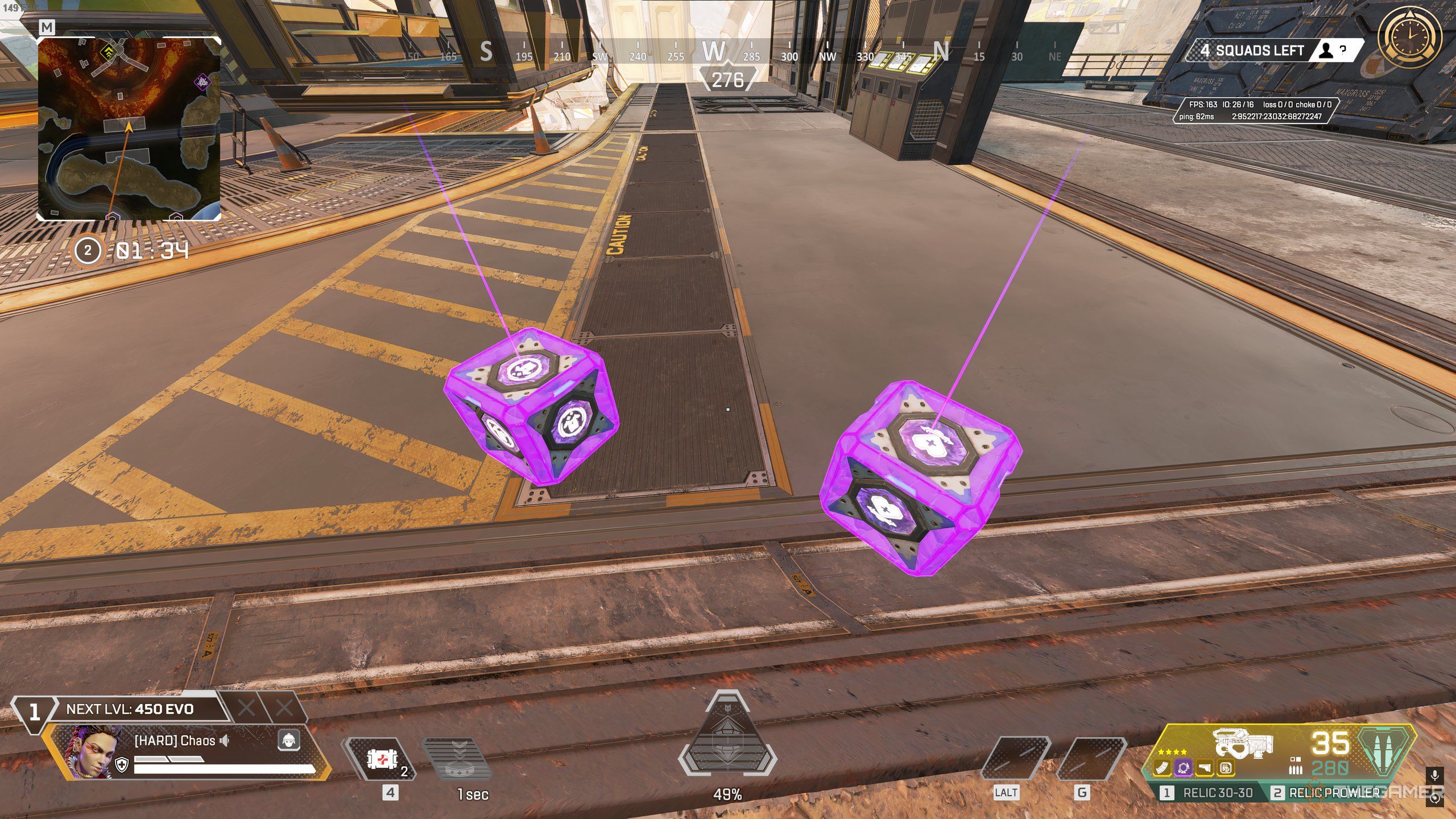 Two Boost Kits that can only be found in Rift Relics in Apex Legends.