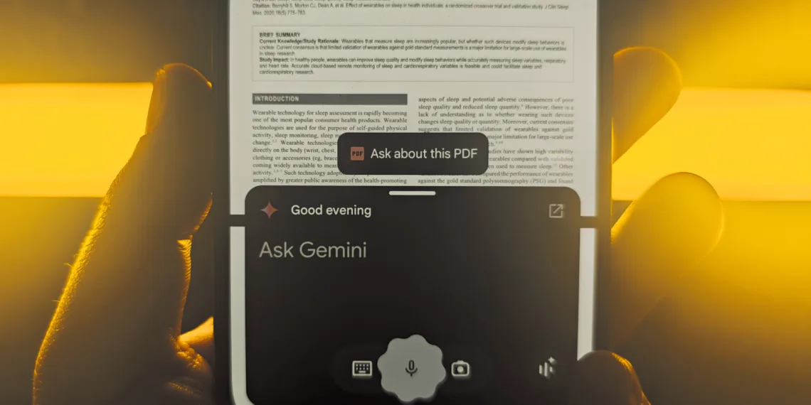 Gemini Adds PDF Superpower To Files By Google App