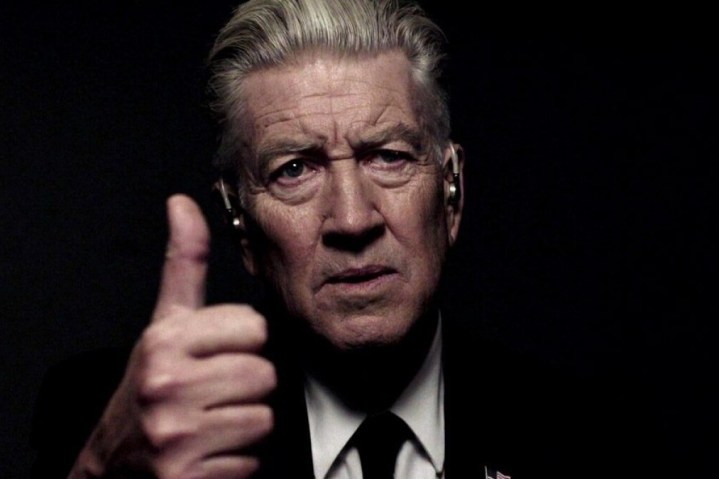 David Lynch gives a thumbs up in Twin Peaks: The Return.