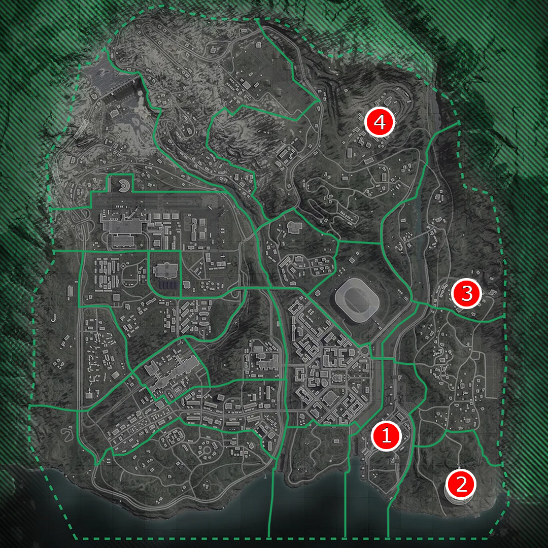 Warzone Verdansk safes Port farming route