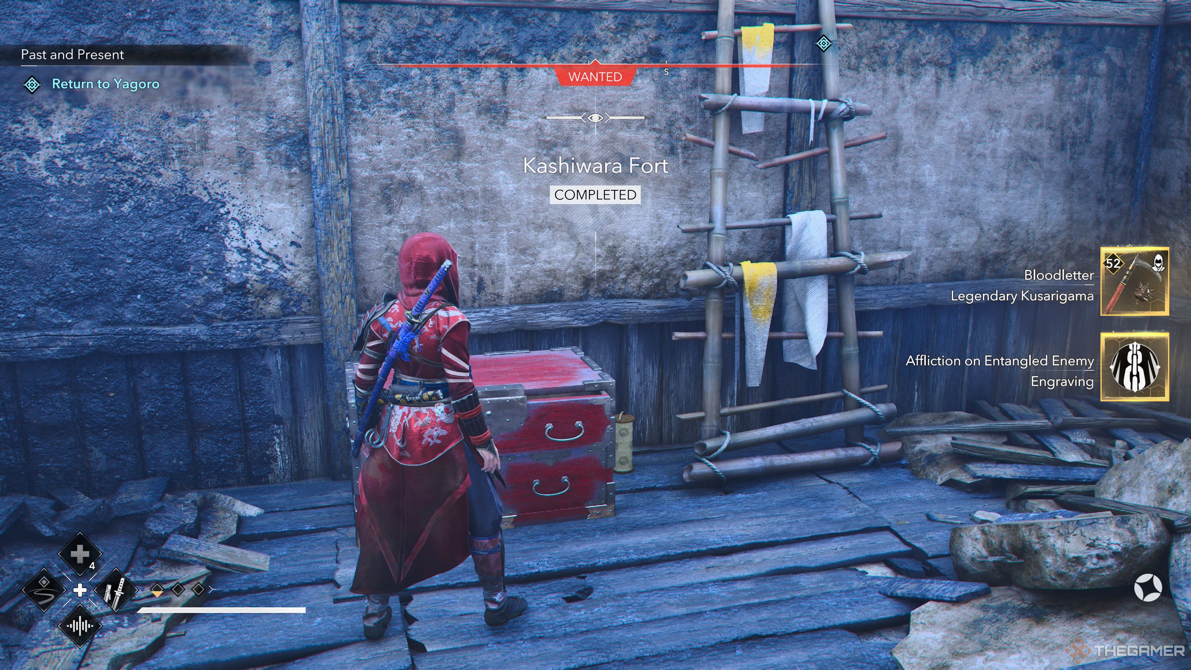 The Kashiwara Fort Rewards in Assassin's Creed Shadows.
