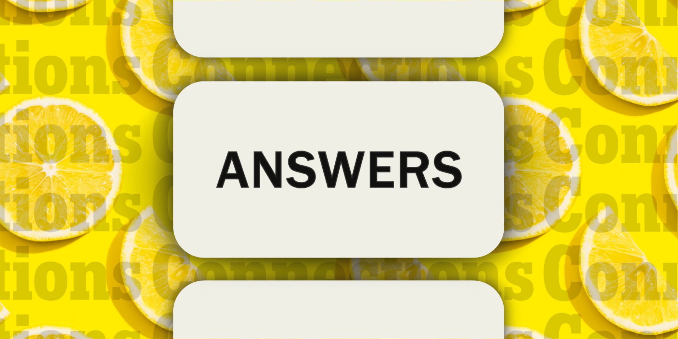 Connections Answers April 10