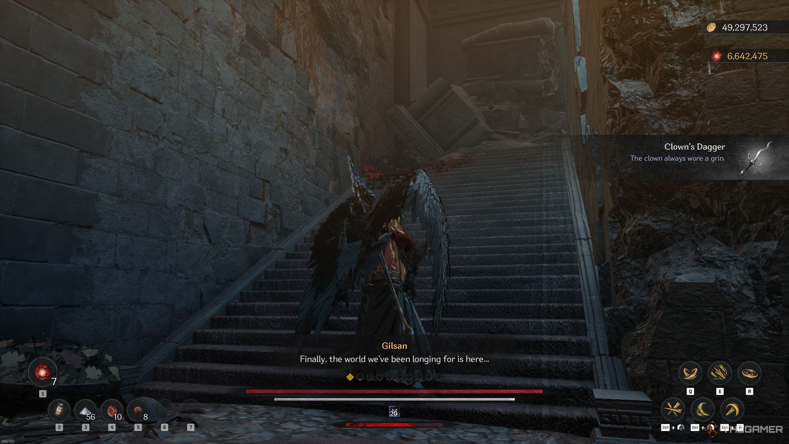 Reward from defeating Gilsan in The First Berserker: Khazan.