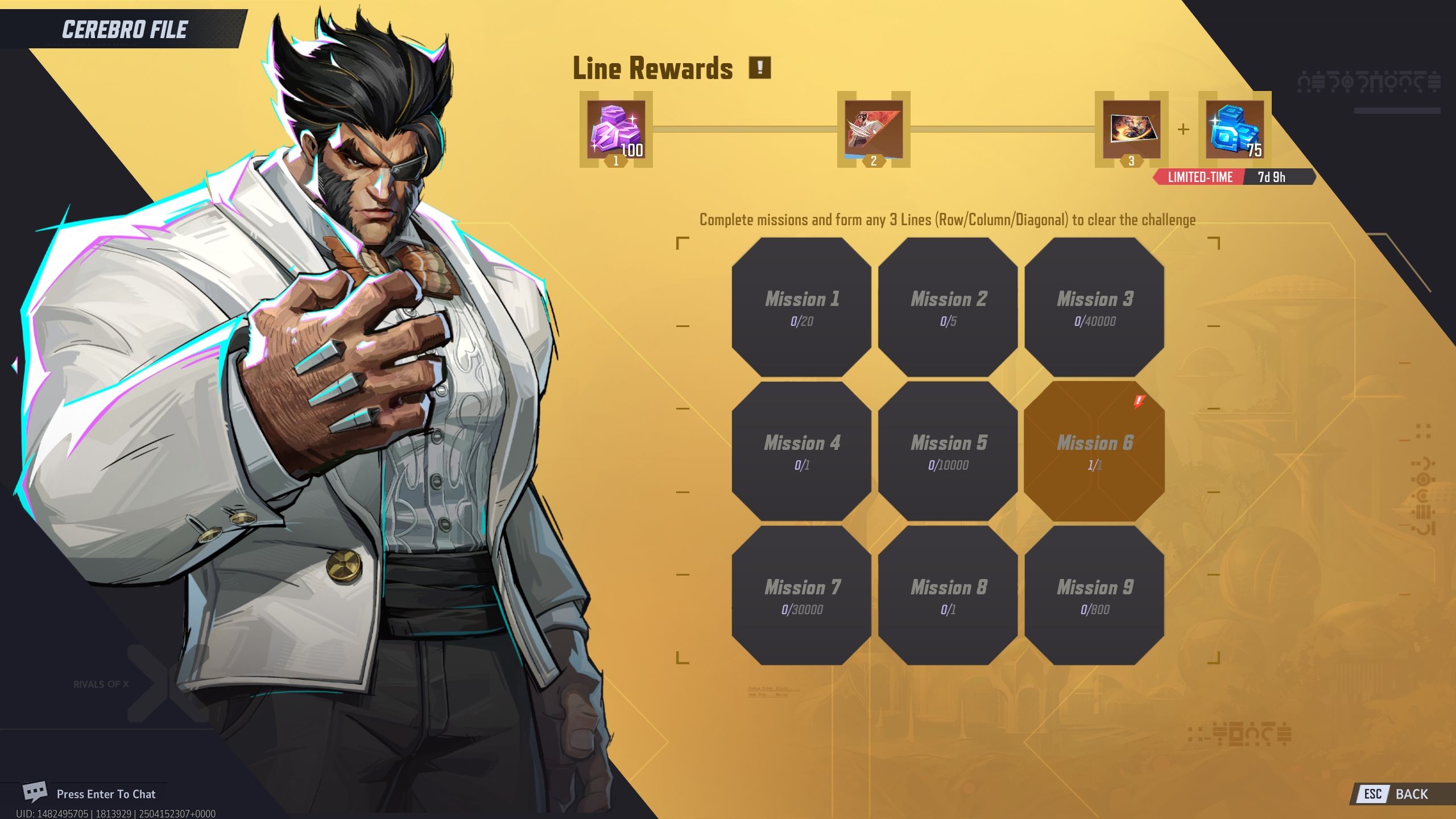Wolverine Cerebro File Section - Marvel Rivals