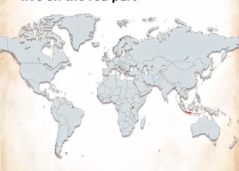 1 in 50 People in the Whole World Live on the Red Part