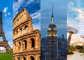 Must-Visit Attractions in the World's Leading Countries:

 India:  Taj Mahal