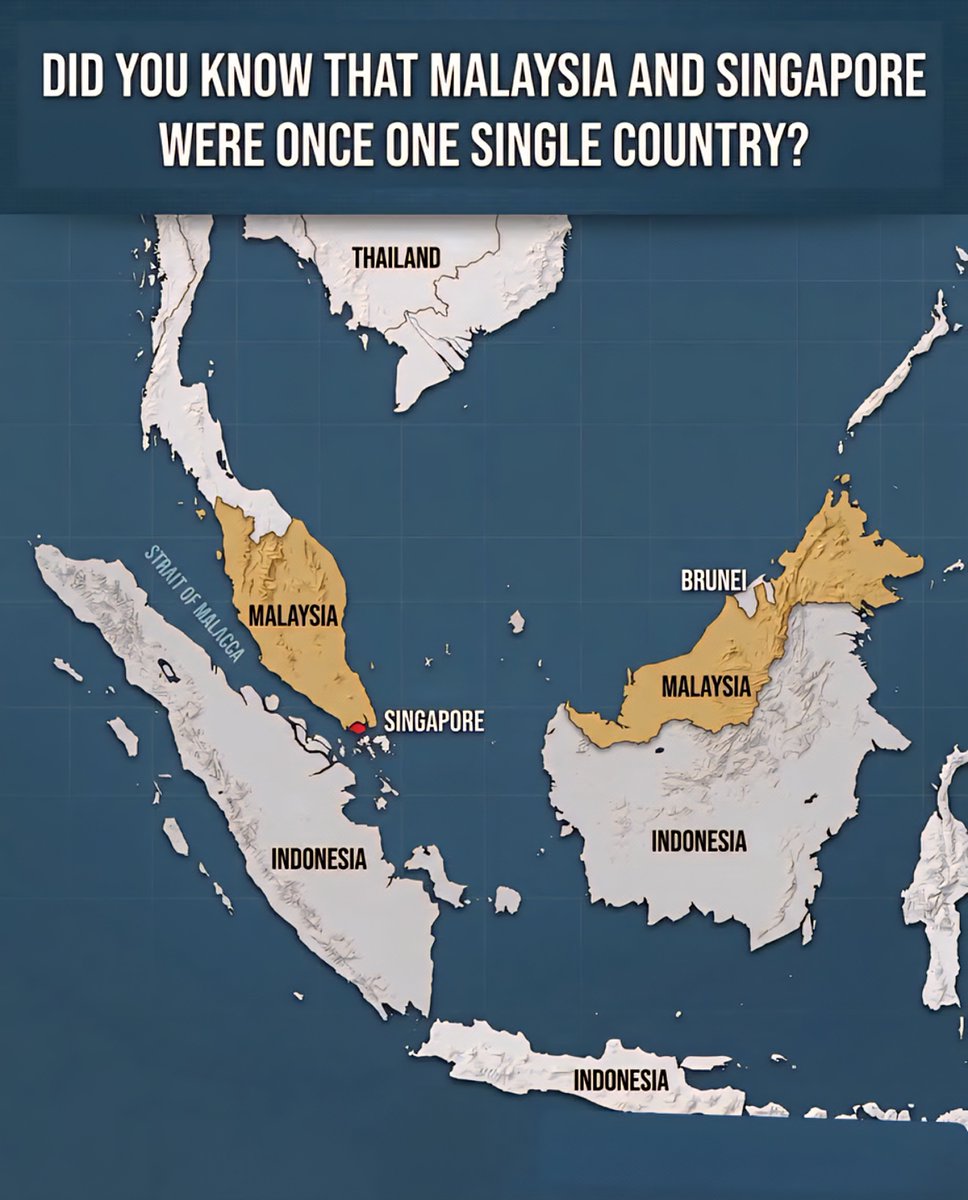 Did you know that Malaysia and Singapore were once one country?
In 1963, Singa
