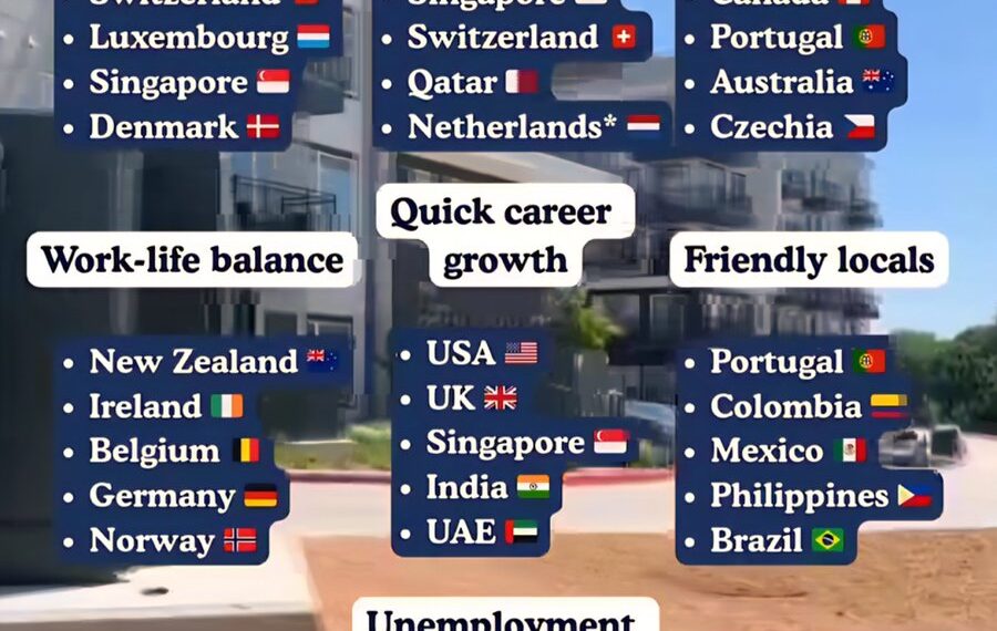 Best Countries for Your Career 

Highest Salaries:

 United States
 Switzerland