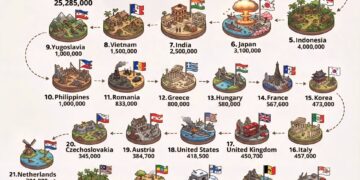 World War II (WWII) Human Losses 

1.  Soviet Union - 25.28 Million
2.  Germany
