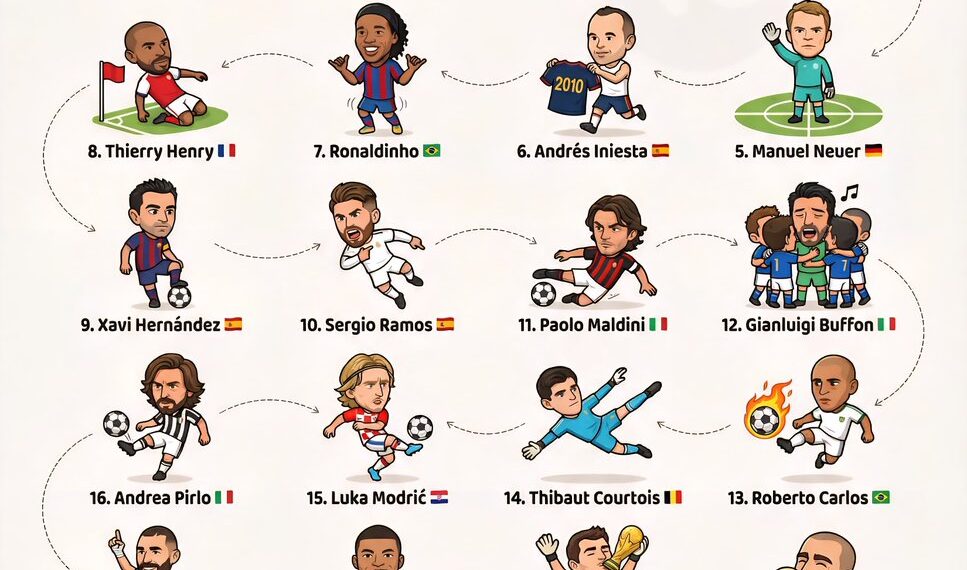 Best Footballers of the 21st Century
1. Lionel Messi
2. Cristiano Ronaldo
3.