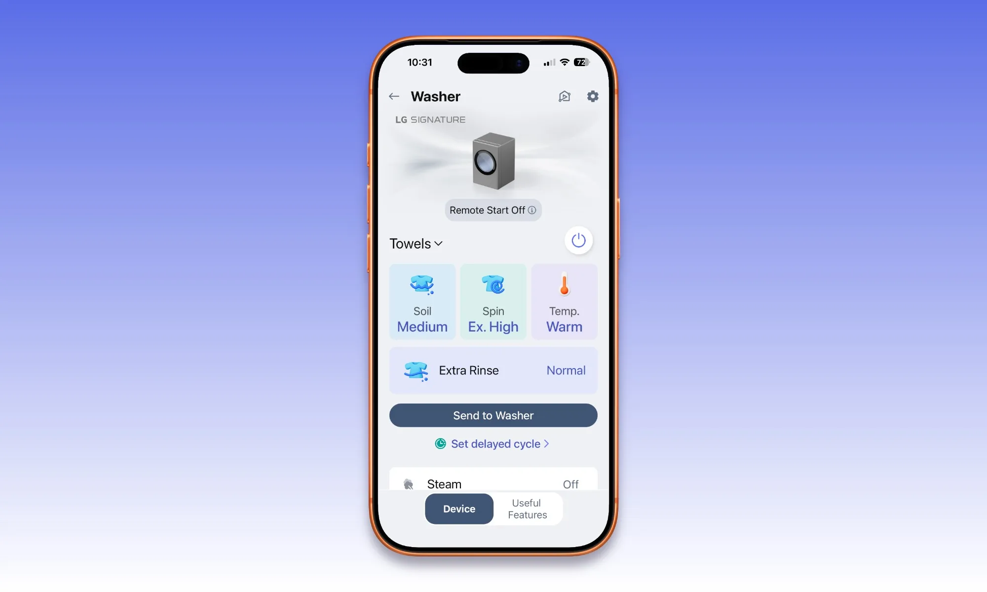 LG SIGNATURE WM9900HSA app setup