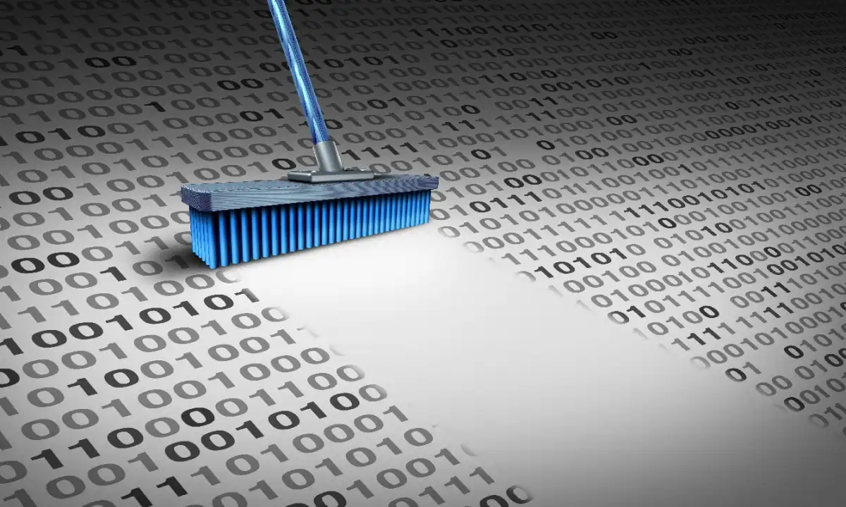 Deleting binary data
