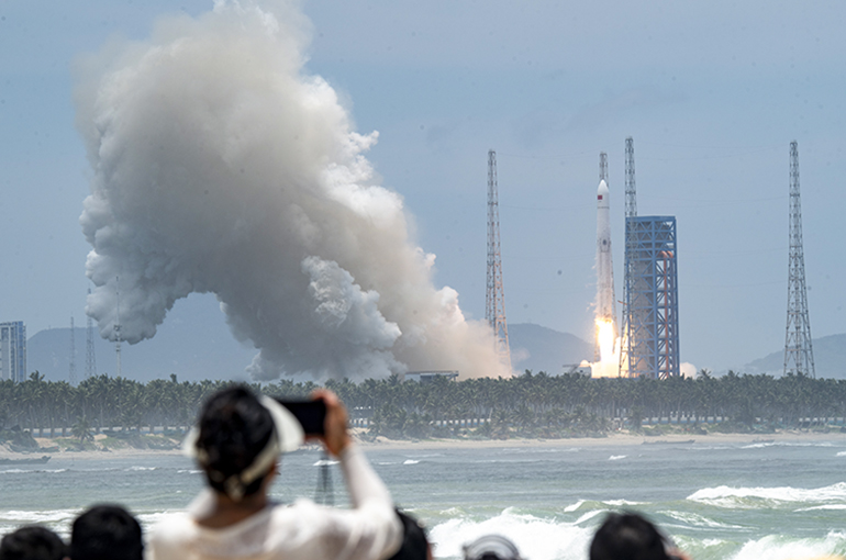 China Successfully Performs World's First Internet-Enabled Rocket Recovery at Sea