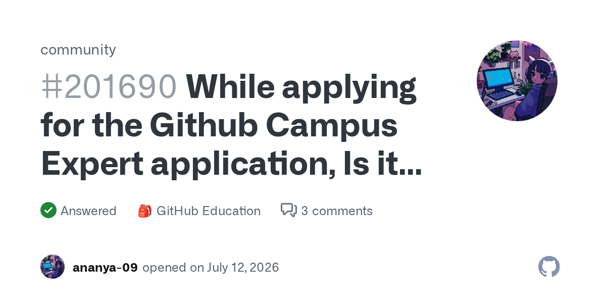 How to Become a Campus Expert on GitHub