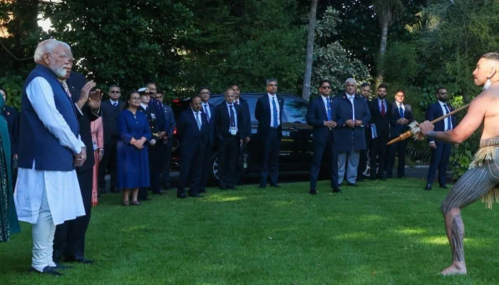 Modi's Maori Powhiri Welcome in Auckland