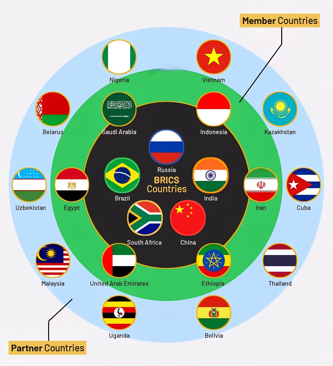 BRICS Member and Partner Countries