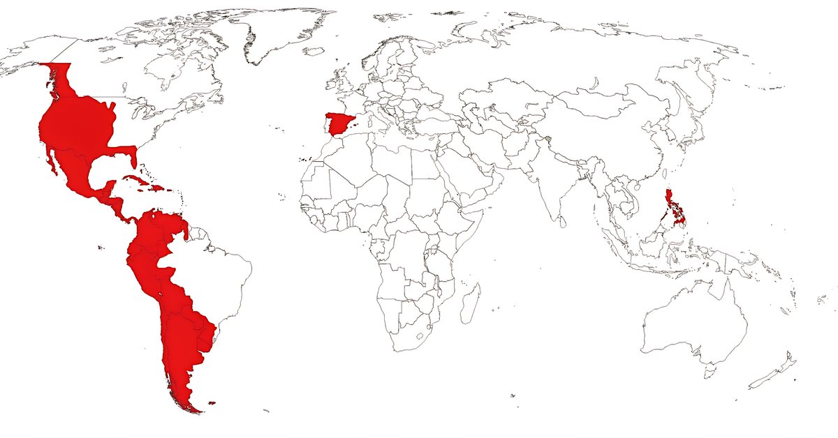 The Spanish Empire at its Largest Extent in 1790