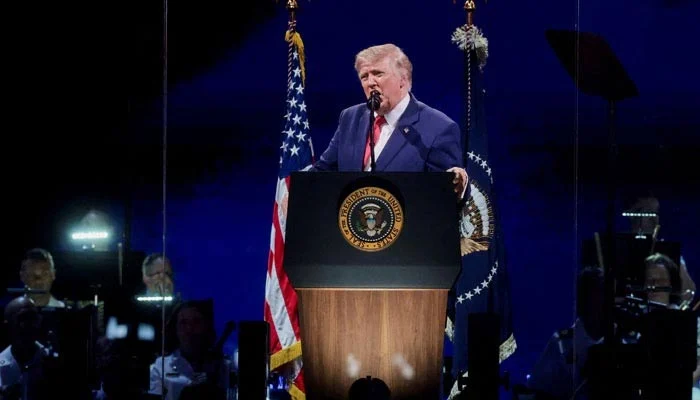 Trump celebrates US, condemns 'communists' in 250th anniversary speech