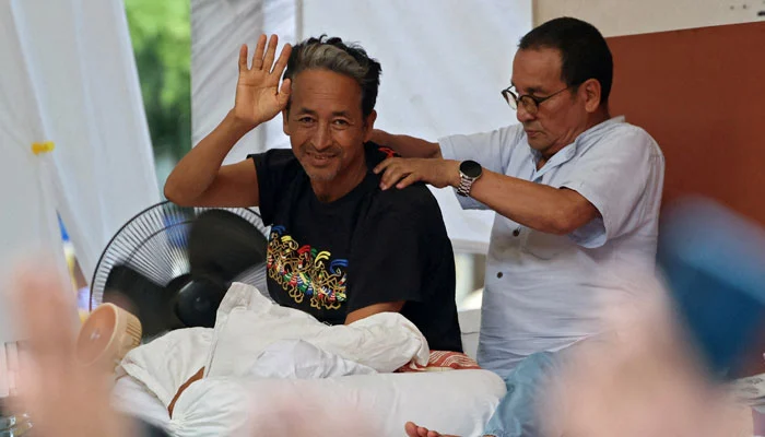 Wife claims India unlawfully holding hunger striker