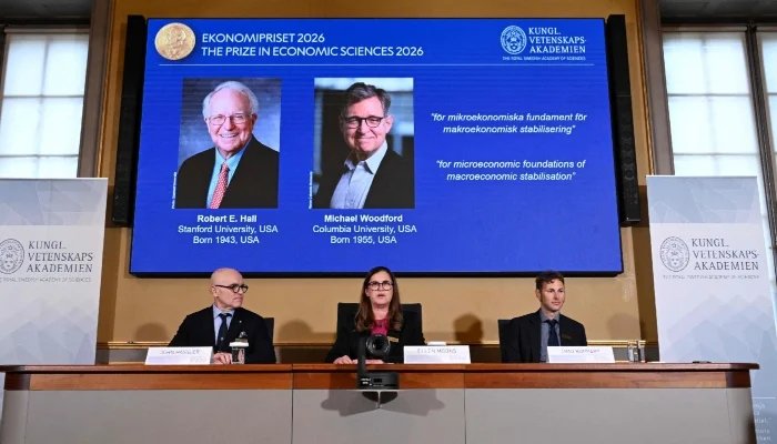 أمريكان هولودو وودفورد يفوزان بجائزة نوبل للاقتصاد 2026