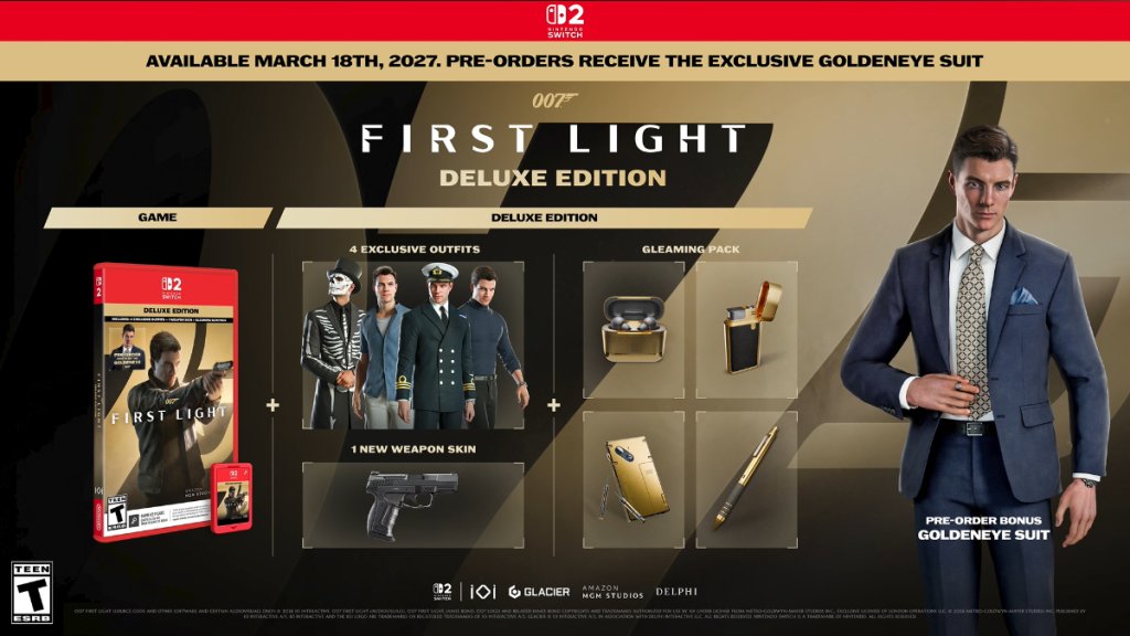 إصدار Switch 2 Port من 007 First Light في مارس 2027 مع بدلة غولدن آي الحصرية